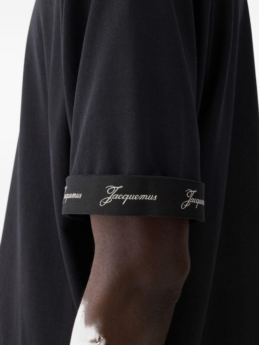 T-shirt Rond Carré in nero Jacquemus - uomo 
