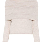 Maglione con spalle scoperte faretra in beige Maxmara - donna 