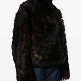 Giacca in shearling in marrone Toteme - donna 