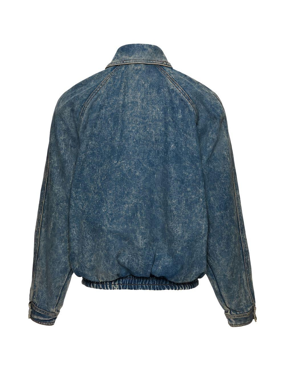 Giacca in denim con zip in blu Magda butrym - donna 