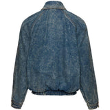 Giacca in denim con zip in blu Magda butrym - donna 