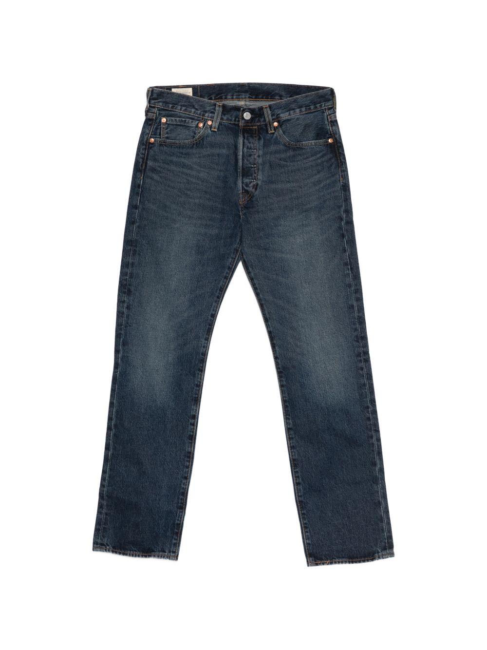 Jeans 501 con bottoni in blu Levi's - uomo 