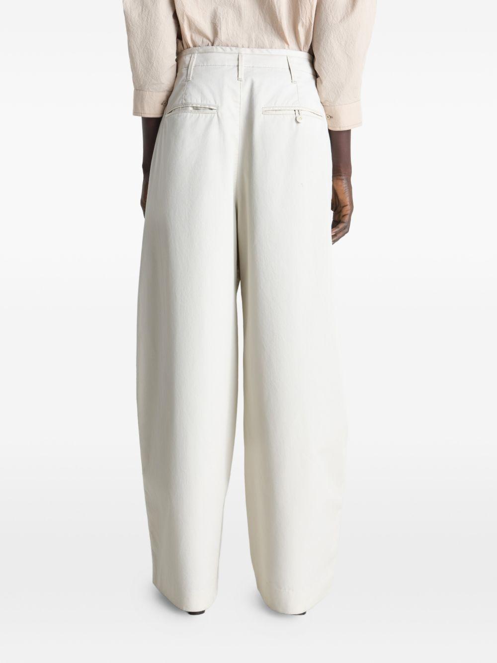 Pantaloni gamba ampia in bianco LEMAIRE  - donna 