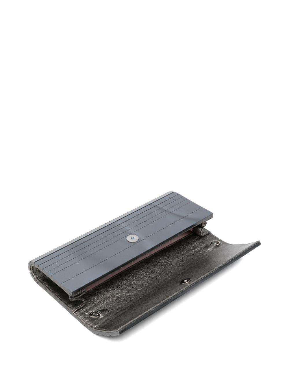 Clutch sweetie con logo in grigio Jimmy choo - donna 