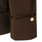 Pantaloni Diana con risvolto in marrone Darkpark - donna 