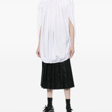 Blusa con arricciatura in bianco Comme Des Garçons - donna 