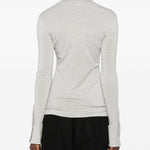Camicia a maniche lunghe in grigio 