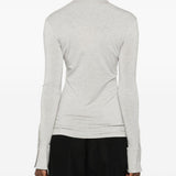 Camicia a maniche lunghe in grigio 