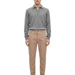 Jeans slim in denim in beige 