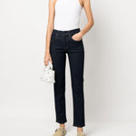 Jeans dritti 724 a vita media in blu Levi's - donna 