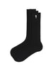 Set di tre calzini in nero logo ami de couer ami paris - unisex