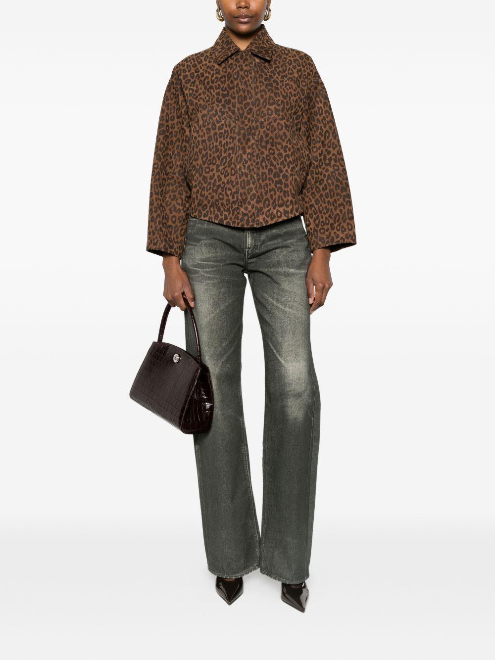 GIACCA CON STAMPA ANIMALIER IN MARRONE Salvatore santoro - donna 