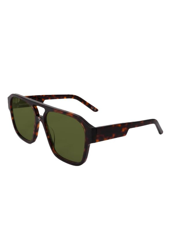 Occhiali da sole in acetato in marrone Face.hide - unisex<BR/><BR/> 