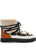 Stivali stringati con borchie in beige Inuikii - donna