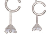 Orecchini con cristalli in argento Panconesi - unisex 