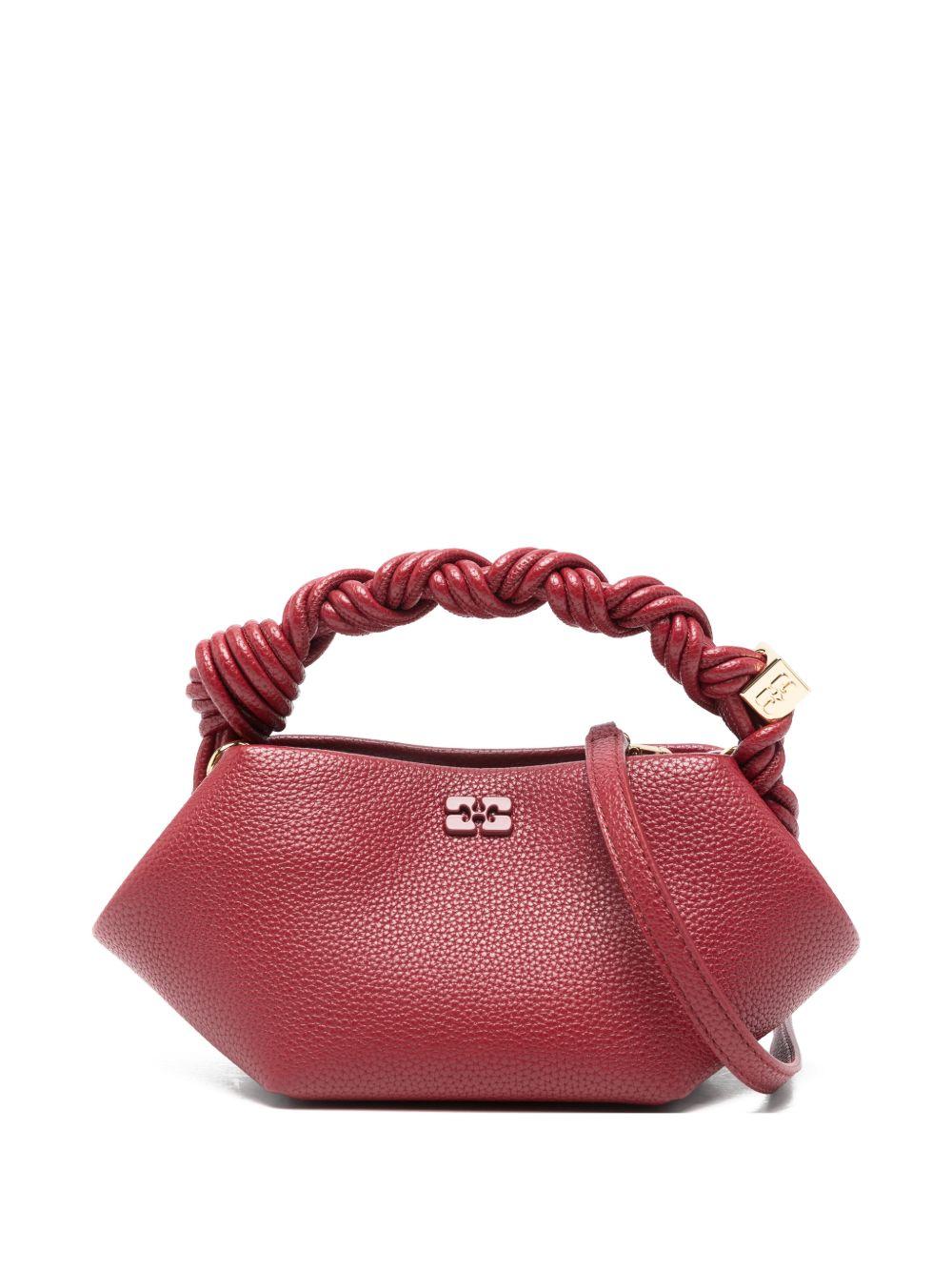 Borsa bou MINI in rosso Ganni - donna 