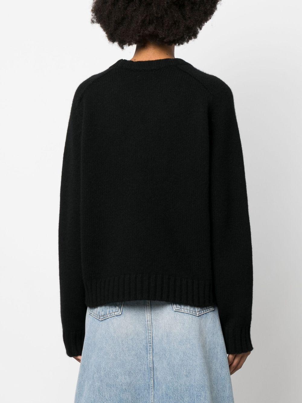 Maglione a girocollo mae in nero Khaite - donna 