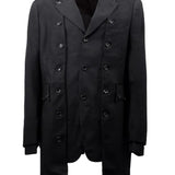 Blazer asimmetrico monopetto in nero Comme des Garçons Homme Plus - uomo 