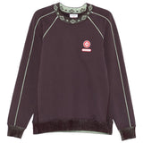 Felpa con rifiniture logo in viola Casablanca - uomo 