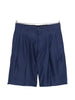 Pantaloncini a pieghe in blu Laneus - uomo