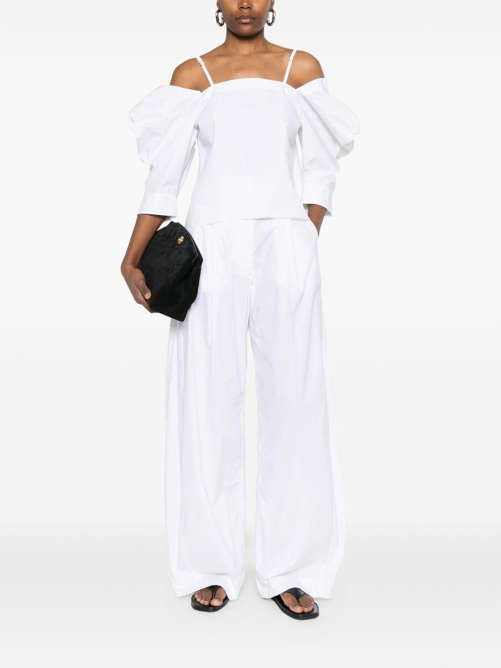 Pantaloni Billie con pieghe in bianco The latest - donna 