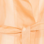 Abito semi-trasparente con cintura in arancione Antonelli - donna 