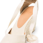 Espadrillas con zeppa in tela Carina in avorio Castañer - donna 