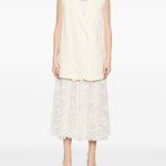 Gilet oversize in avorio Maxmara sportmax - donna 