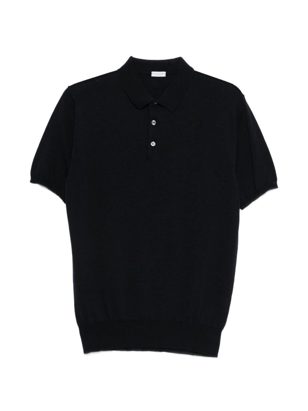 Polo navy in blu Caruso - uomo 