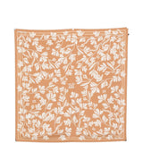 Sciarpa con stampa floreale in marrone Maxmara - donna 