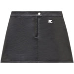Minigonna Reedition con logo in nero Courrèges - donna 