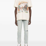 Jeans con dettagli effetto antiquato in blu Ksubi - uomo 
