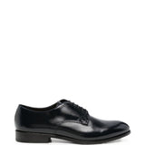 Derby in pelle in nero 