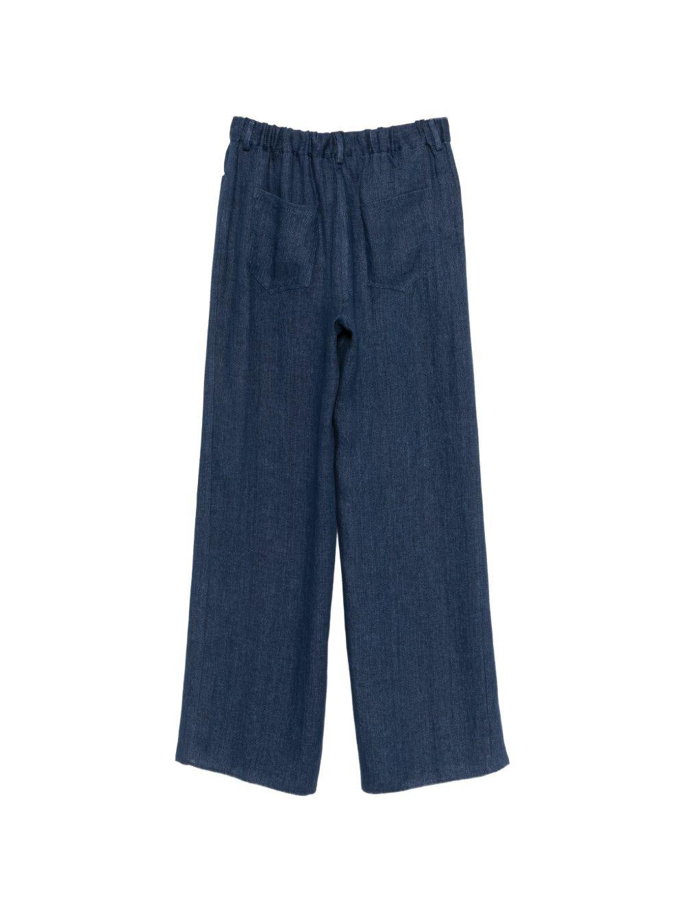 Pantaloni con coulisse in blu Antonelli - donna 