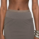 Gonna maxi coda in grigio Rick owens - donna 