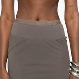 Gonna maxi coda in grigio Rick owens - donna 