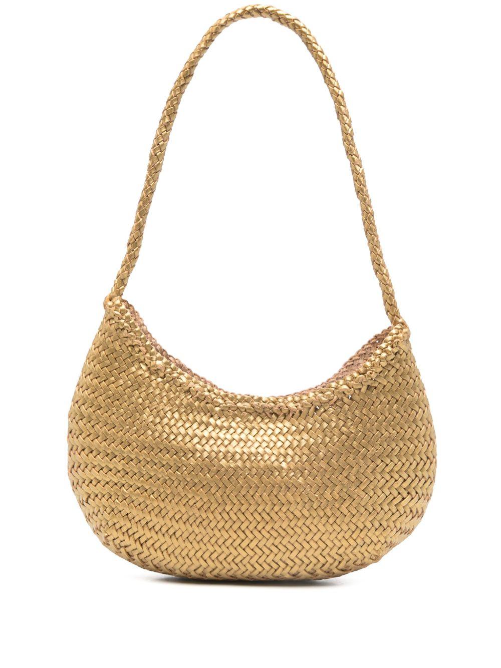 BORSA A SPALLA NOVA LUNA IN DORATO DRAGON DIFFUSION - DONNA 