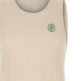 Top a coste ricamato in beige Drole de monsieur - uomo 