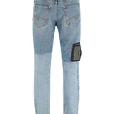 Jeans con design patchwork in blu Martine rose - uomo 