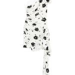 Abito monospalla a fiori in bianco Alessandra Rich - donna 