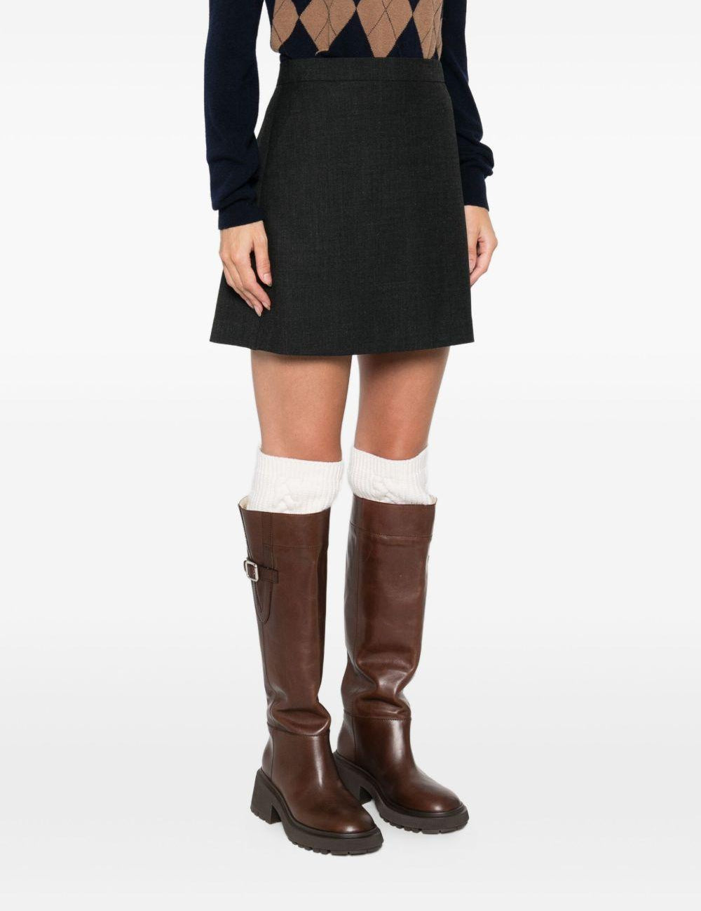 Minigonna Irish Coffee in grigio Antonelli - donna 
