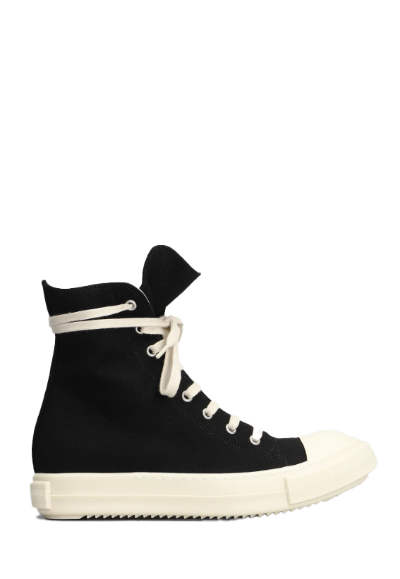 Sneakers alte in nero Rick Owens Drkshdw - uomo 