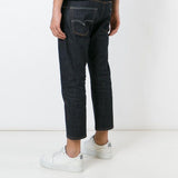 Jeans crop a gamba dritta in blu Junya watanabe - uomo 