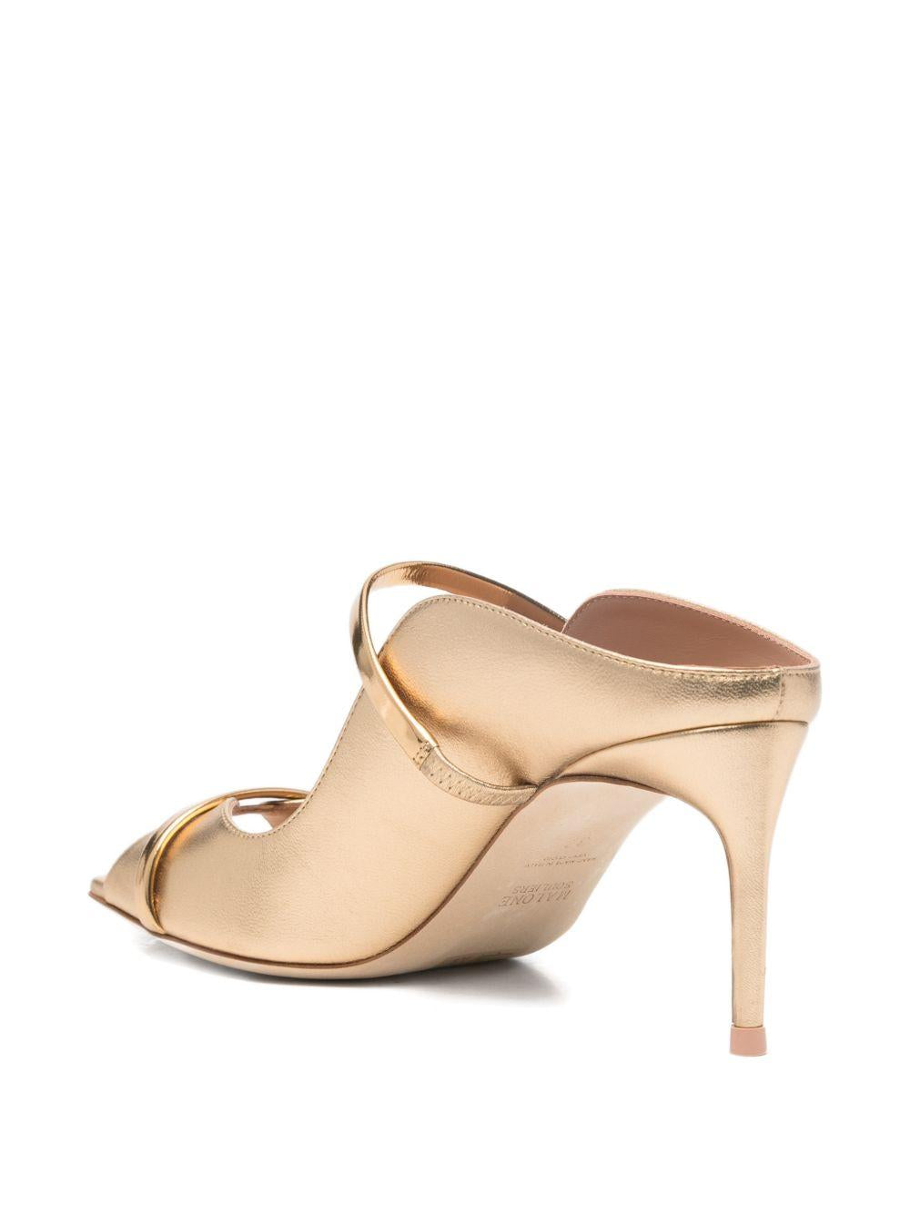 Mules noah con cinturini in oro Malone souliers - donna 