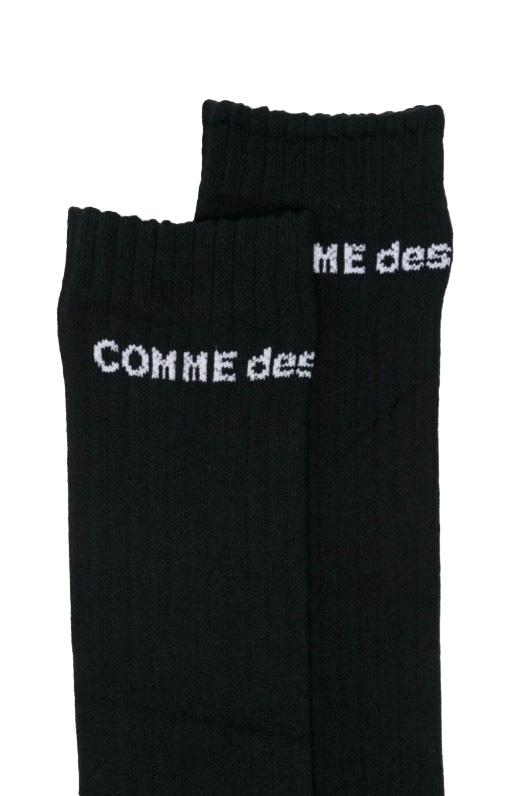 Calzini alti con logo in nero  Comme des garcons homme plus - uomo<BR/> 