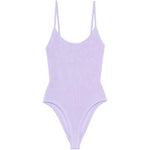 Costume da bagno con spalline in lilla Hunza g - donna 