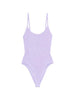 Costume da bagno con spalline in lilla Hunza g - donna