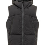 Gilet con zip in nero Jg1 - uomo 