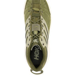 Sneakers con lacci in verde 