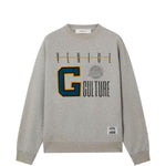Felpa stampata in grigio Golden goose - unisex 